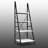 Ellison 4-Shelf Modern Ladder Bookcase