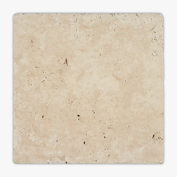 Ivory Tumbled 24x24 Travertine Tile