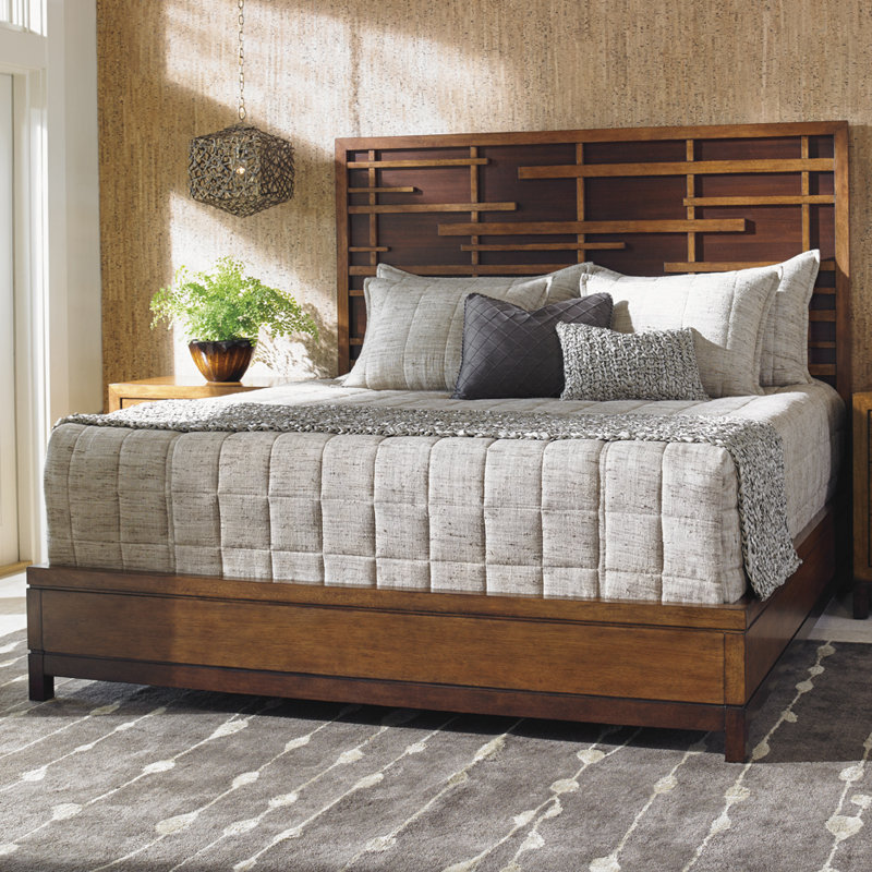 Island Fusion Shanghai Panel Bed, California King
