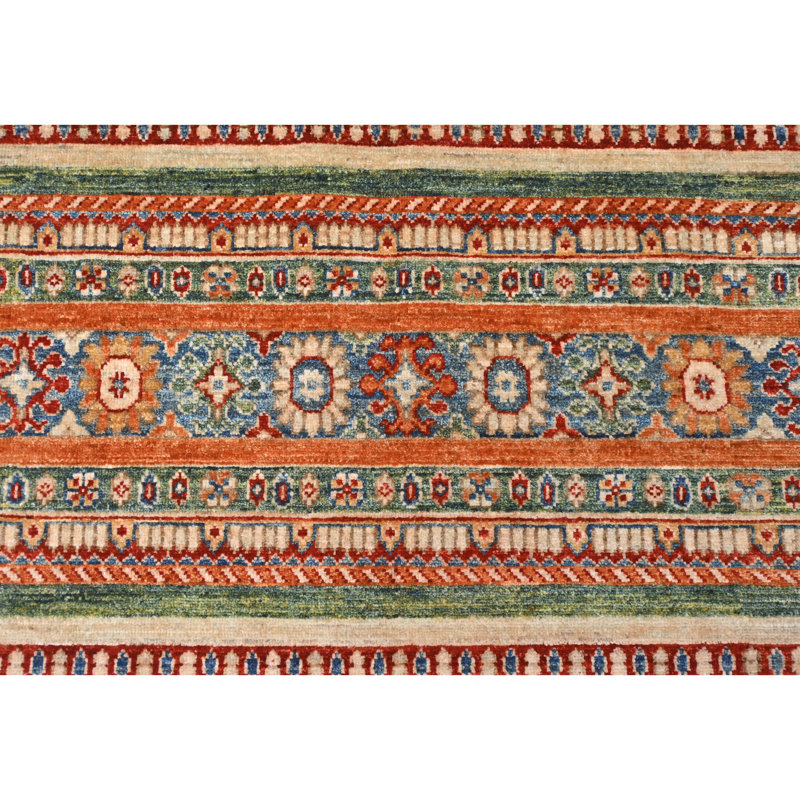 Hand Knotted Wool Area Rug