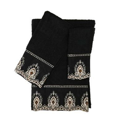 Ensemble de serviettes 100% coton 3 pièces Carli