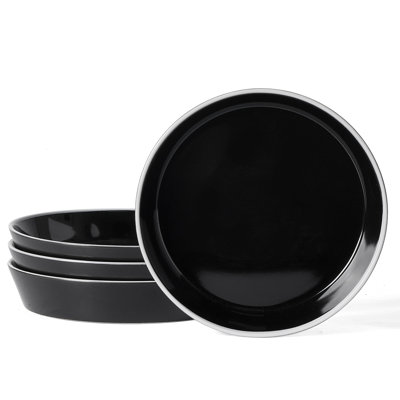  4-Piece Stoneware Pasta Bowl Set