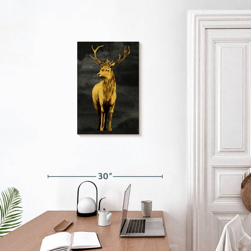Brampt Golden Deer, 24" H x 16" W
