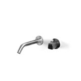 Acquaco Linki Io Wall Mount Two-Hole Single Handle Bathroom Lavatory Faucet with 7'' Spout Reach