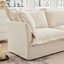 Canapé confortable à 2 places pour le salon avec housse amovible, coussin rembourré et design moderne et intemporel