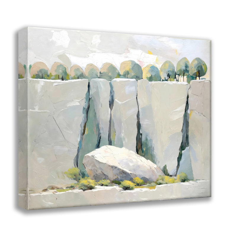 Quarry-Cliffs  Giclee on Gallery Wrapped Canvas, 15" H x 15" W