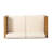 Miller Outdoor Acacia Wood Loveseat And Coffee Table Set With Cushions-1804386052