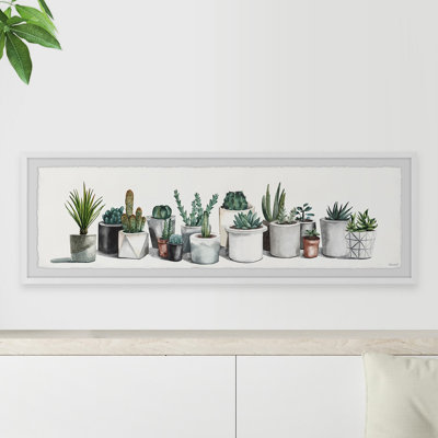 «Sturdy Interior Plants» - Impression de cadre photo sur papier