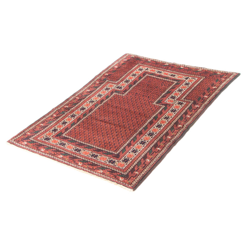 Teimani Burgundy Rug 2'11" x 4'8"