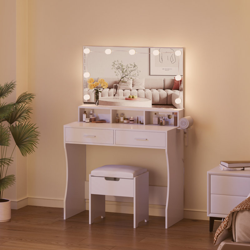 Greber Vanity, White