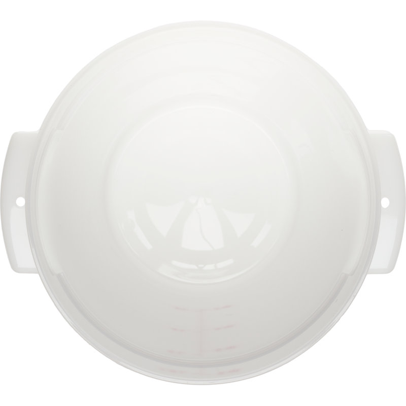 Contenant alimentaire rond 8 pintes - blanc, Blanc