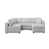 Microfibre gris clair