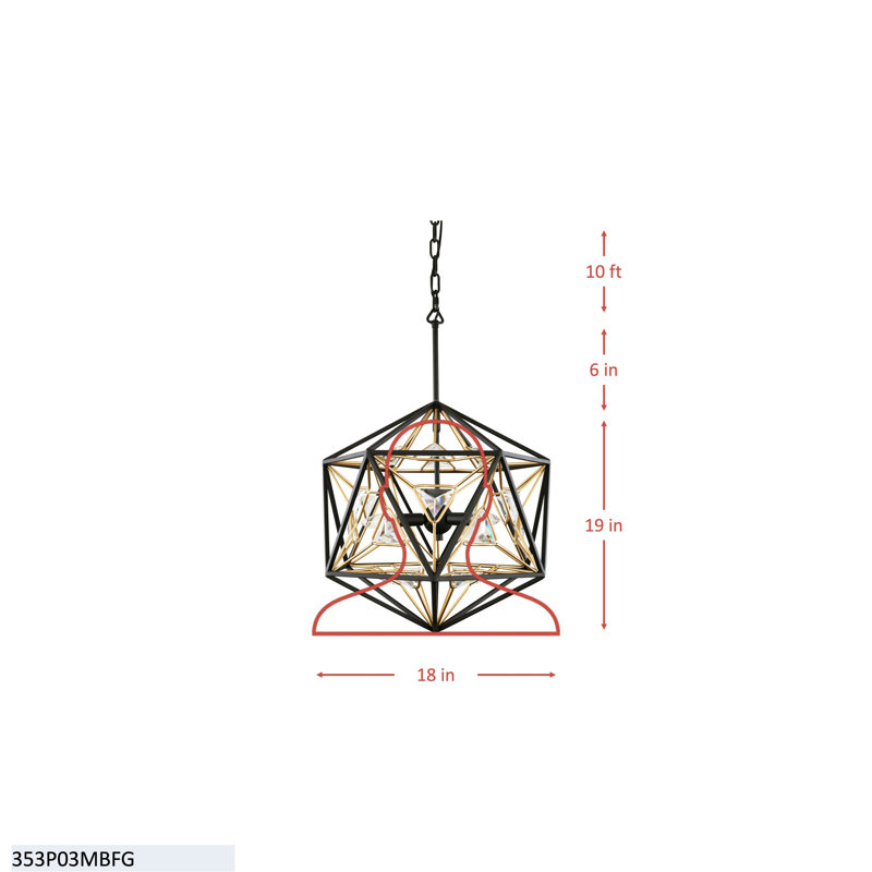 Marcia Orb Pendant, 3