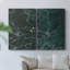 Marbre Jade I - Toile tendue avec châssis de qualité supérieure - Prêt à être accroché