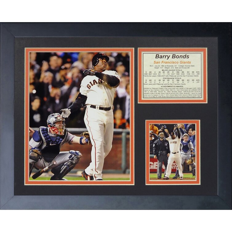 BARRY BONDS Jersey Photo Picture Art San Francisco Giants 