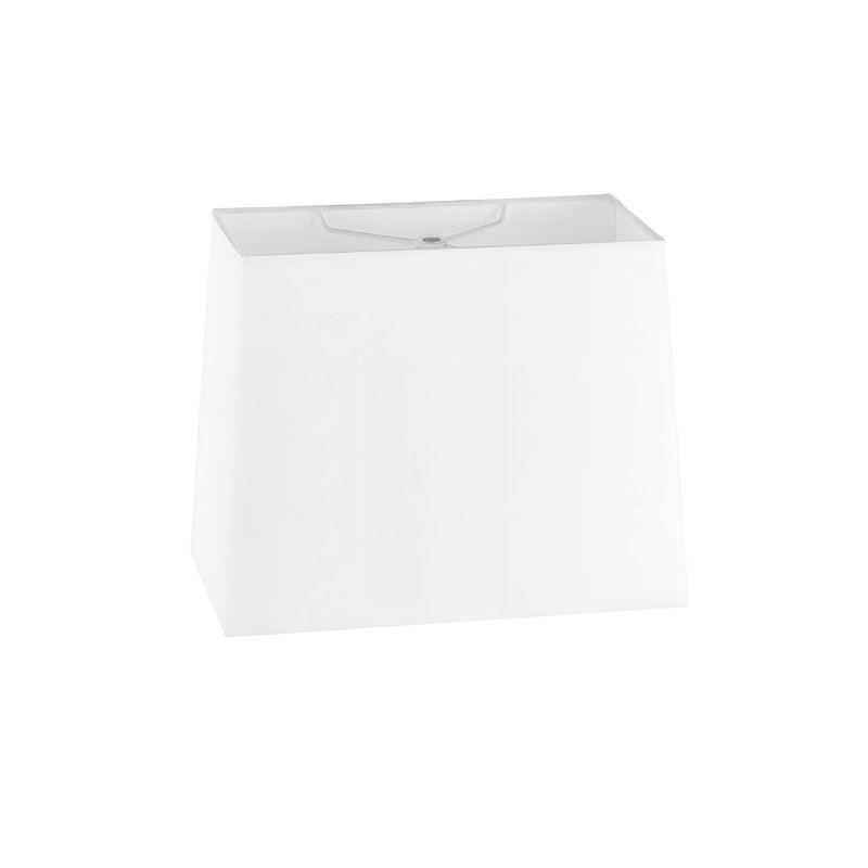 9.5 cm H Trapezoid Lamp Shade ( Spider ) in White