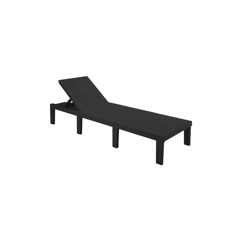 Donatella 78cm Long Reclining Single Chaise, Anthracite