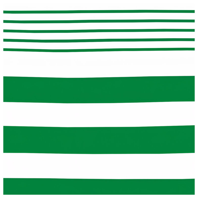 Coussins décoratifs vert et blanc à rayures, 26 x 26 pouces