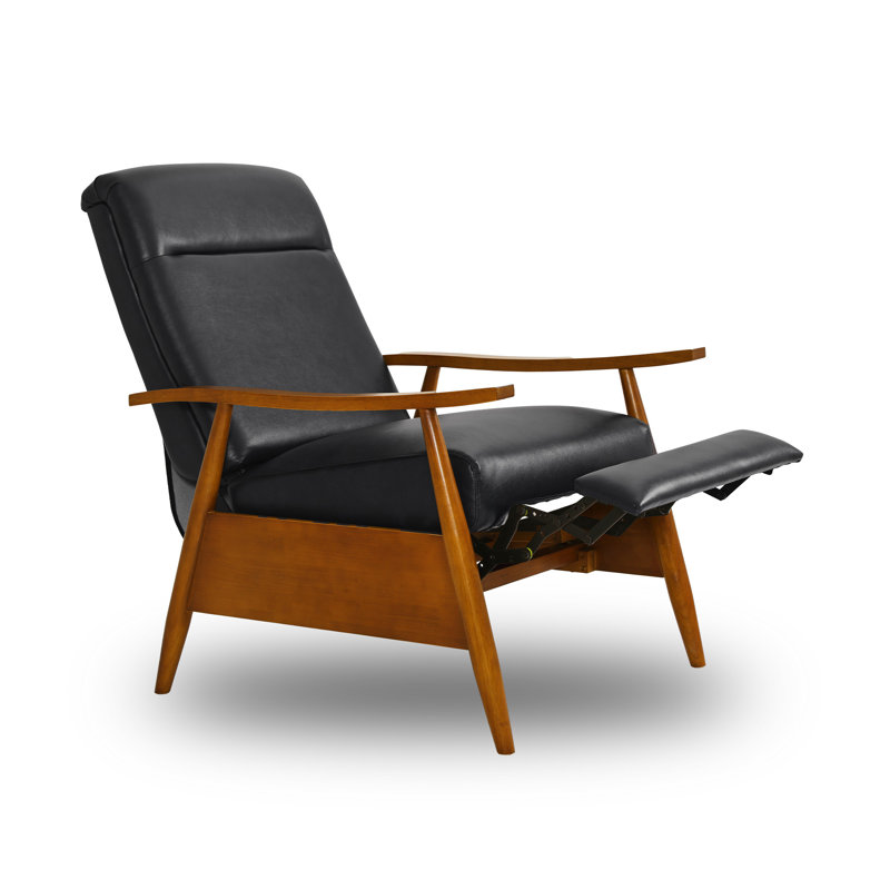 Fauteuil inclinable réglable, Black Leather