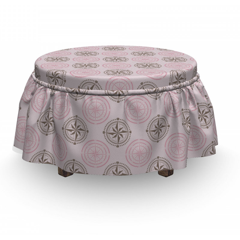 Housse pour repose-pieds windroses