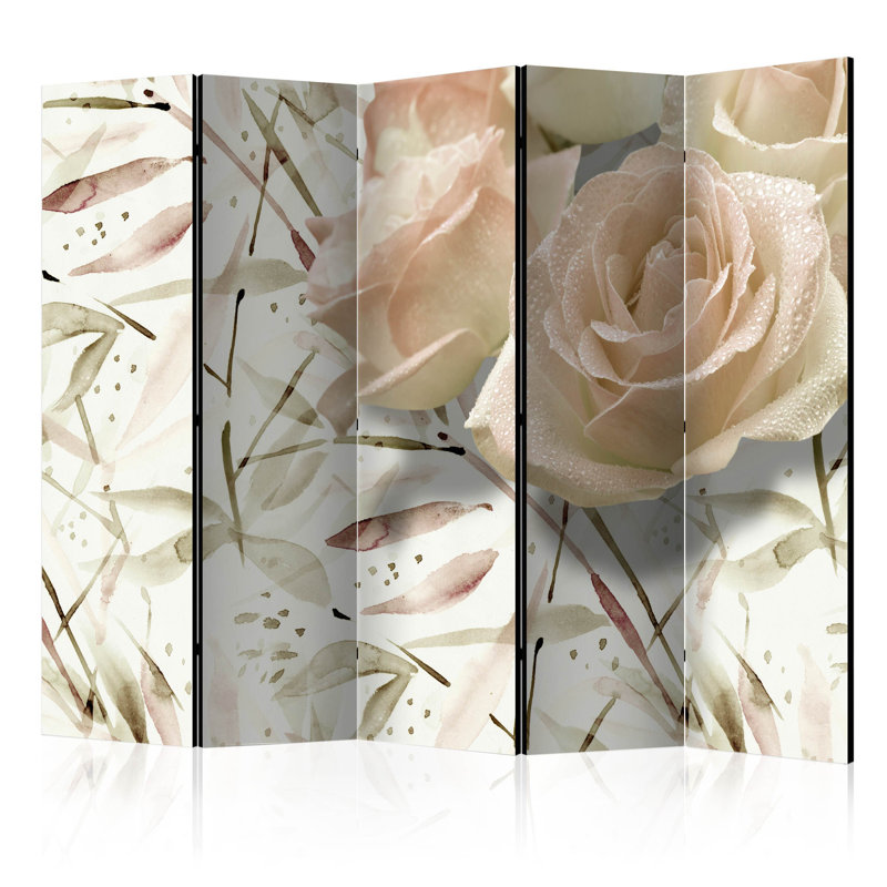 Pritzker 225 cm W x 172 cm H 5 - Panel Folding Room Divider