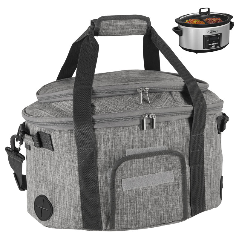 Sac de transport pour mijoteuse de 6 à 8 pte, gris