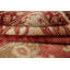Tapis unique en laine noué à la main Oushak rouge / beige nouvel âge 4 pi 6 po x 6 pi 5 po VanVleet