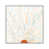 White Floater Framed
