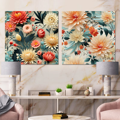Maelly - ensemble de 2 reproductions d'art sur toile