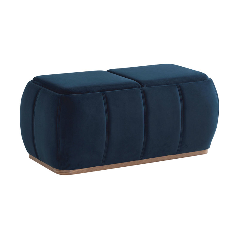 Repose-pieds avec rangement 44,1 po Coddle® Optic, Marine