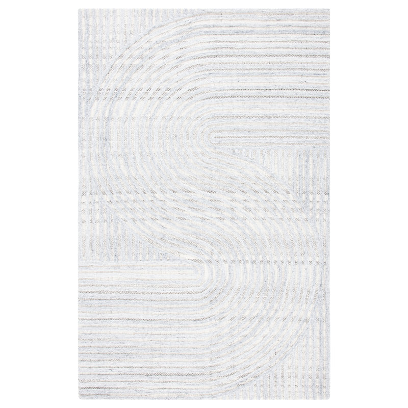 Aydee Hand Tufted Abstract Indoor Rug, Rectangle 6' x 9'