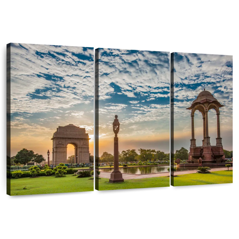 Rorry Historic India Gate, 42" H x 65" W