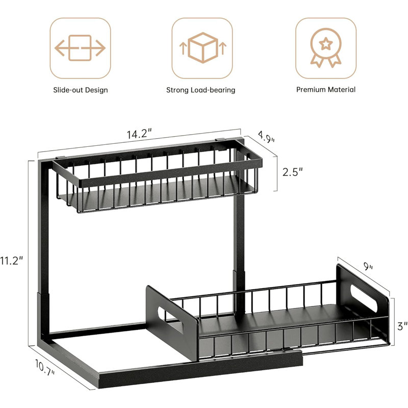 Slide Out Cabinet Organizer