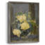 Impression florale vintage avec encadrement CCXLV - bois massif-1299773761