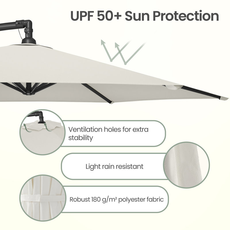 300cm Market Parasol, Beige