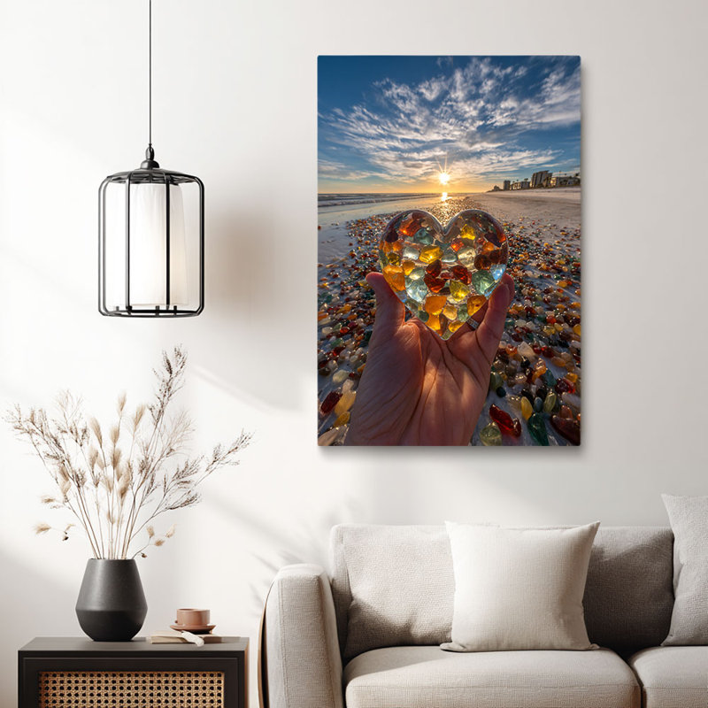 Art sur toile Coastal, 12 * 8 pouces (30 * 20 * 2cm)