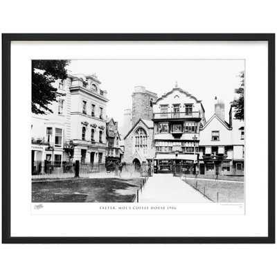 Exeter, Mol's Coffee House 1906 - Single Picture Frame Print