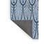 Tapis bleu à motif géométrique-155810139