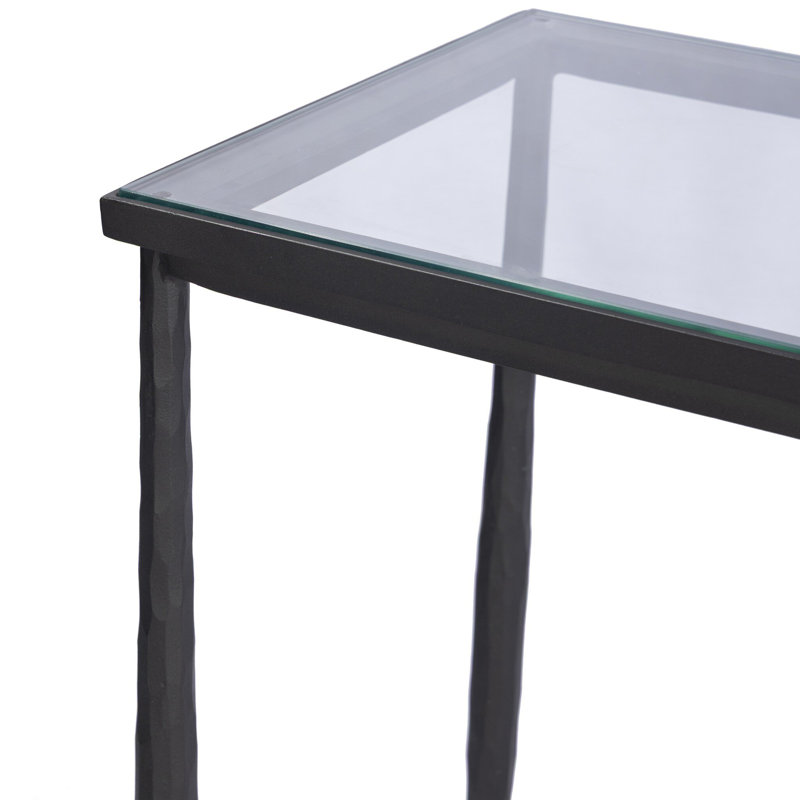 BABYLON 70'' W Glass Console Table