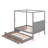 Zosi Storage Canopy Bed, Sed frame, Platform bed, Storage bed-522148548