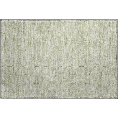 Premium Machine Washable Prisco Aloe Rug