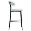 Tabourets de bar confortables à hauteur de comptoir avec housse en tissu élégant et base stable pour îlot de cuisine-971434275
