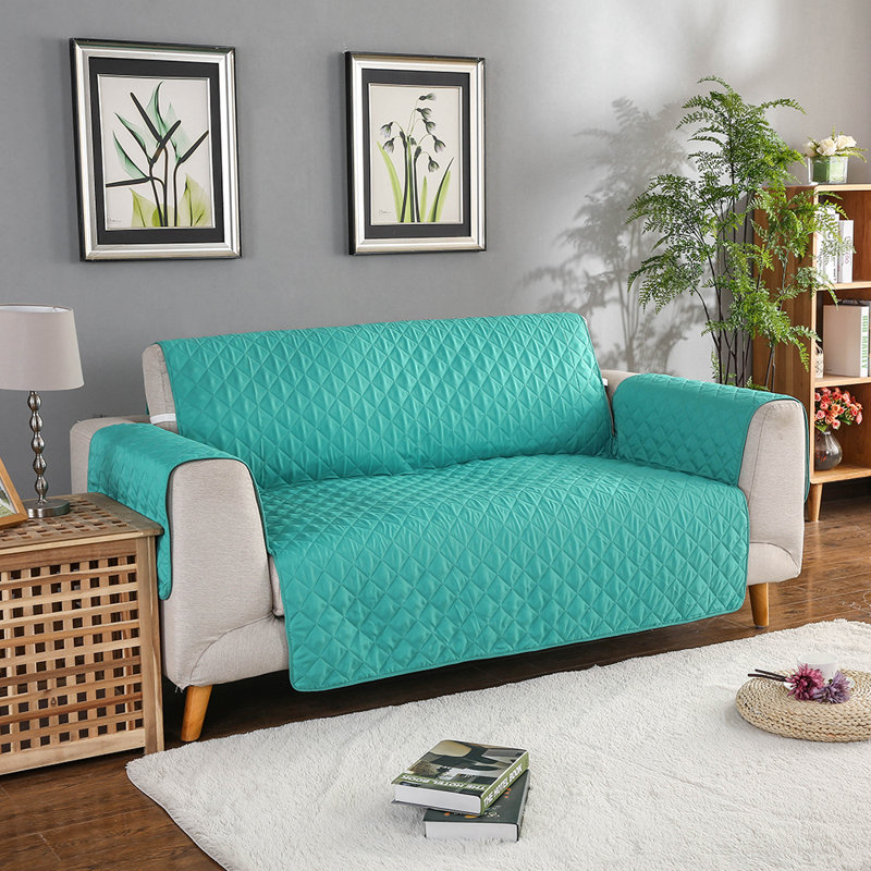 Housse pour canapé à coussins en T, Menthe