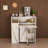Multifunctional Folding Dining Table With Wall-Mounted Sideboard & Storage For Small Apartments