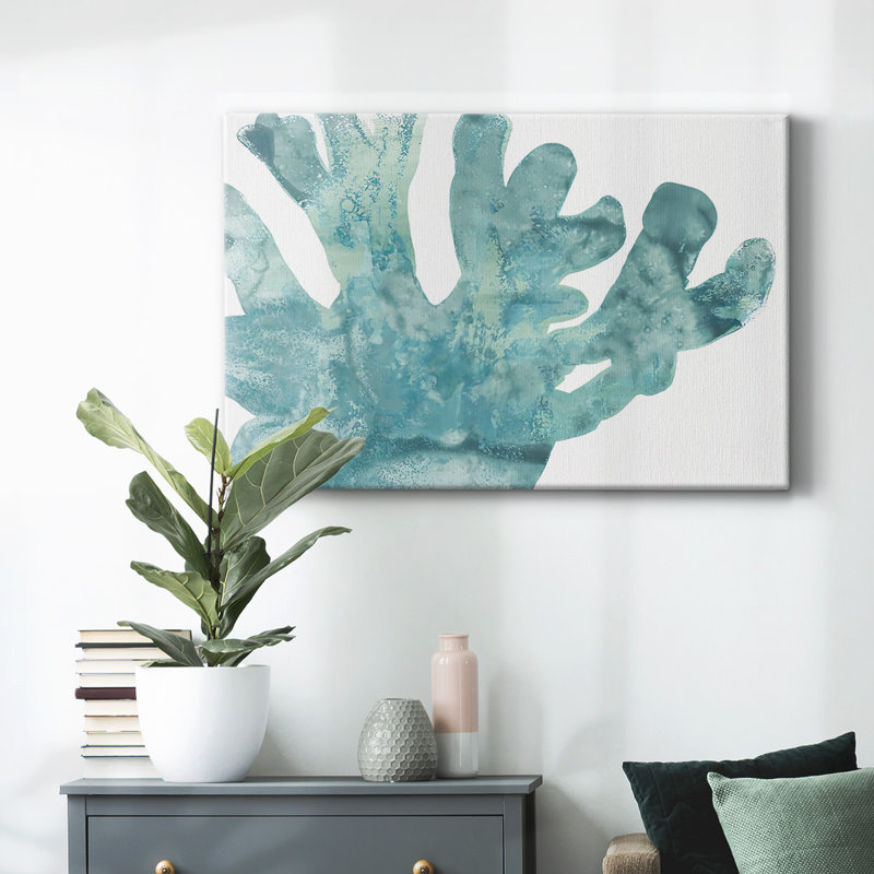 Toile tendue «Blue Macro Coral I-Gallery»