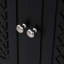 Meuble-lavabo de 30 po avec lavabo, noir rétro, porte à fermeture douce, rangement multiple, tablette en bois de céramique et réglable, tiroir fonctionnel, style autoportant, rangement fonctionnel, noir et évier-129959424