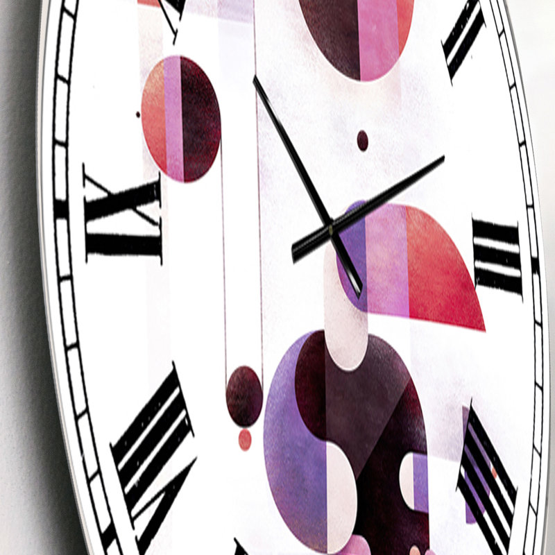 Horloge murale arc-en-ciel surdimensionnée Rainbow Swinger, Petit