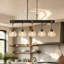  Luminaire suspendu linéaire pour îlot de cuisine à 5 lumières LineGlow