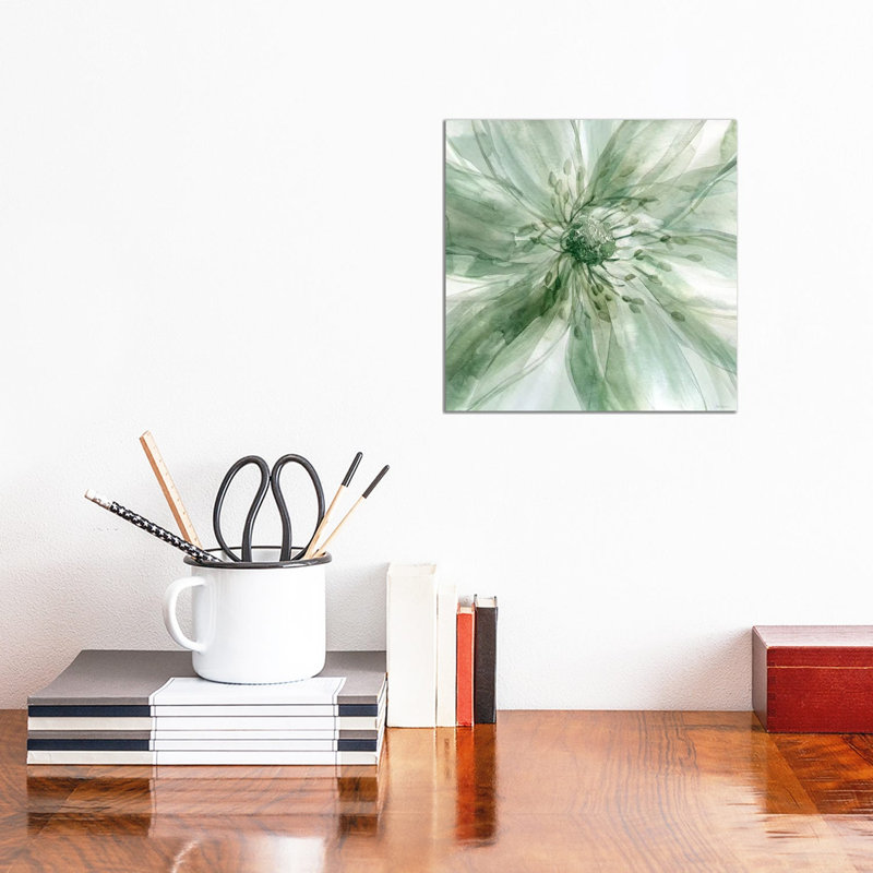 Macro Sage Flower I by Carol Robinson - Wrapped Canvas Painting, Wrapped Canvas, 30.48 cm H x 30.48 cm W