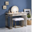 Miroir d'appoint ACME Alma, finition blanche